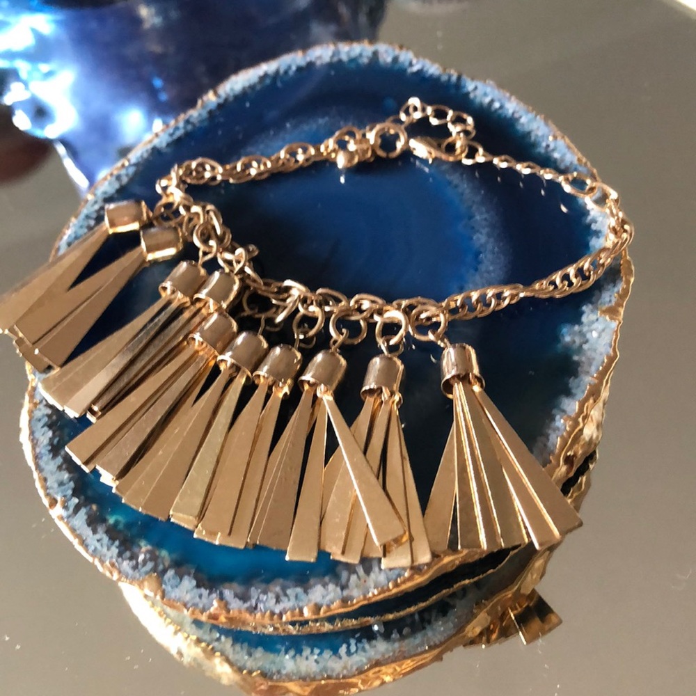 Gold Fringe Bracelet